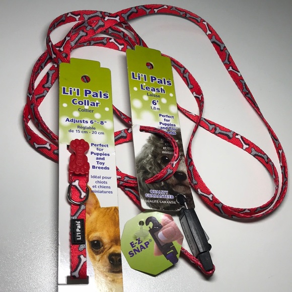 LI'L PALS Matching Collar & Leash Set (2) - Picture 4 of 13